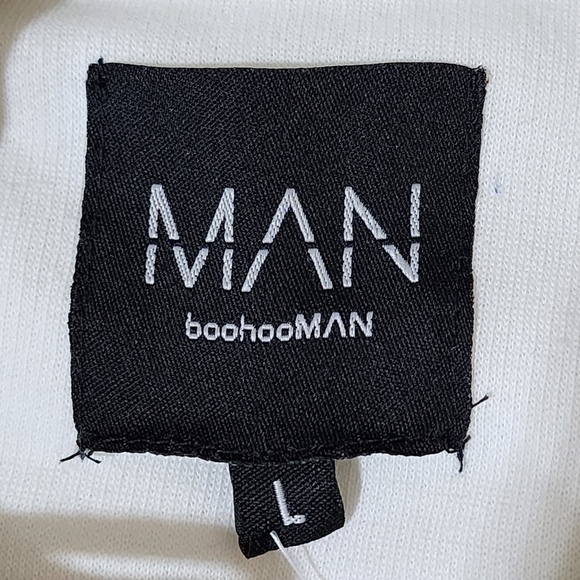 Boohoo Men's Oversized Homme Embroidered Hooded Tracksuit - L - Picture 10 of 11